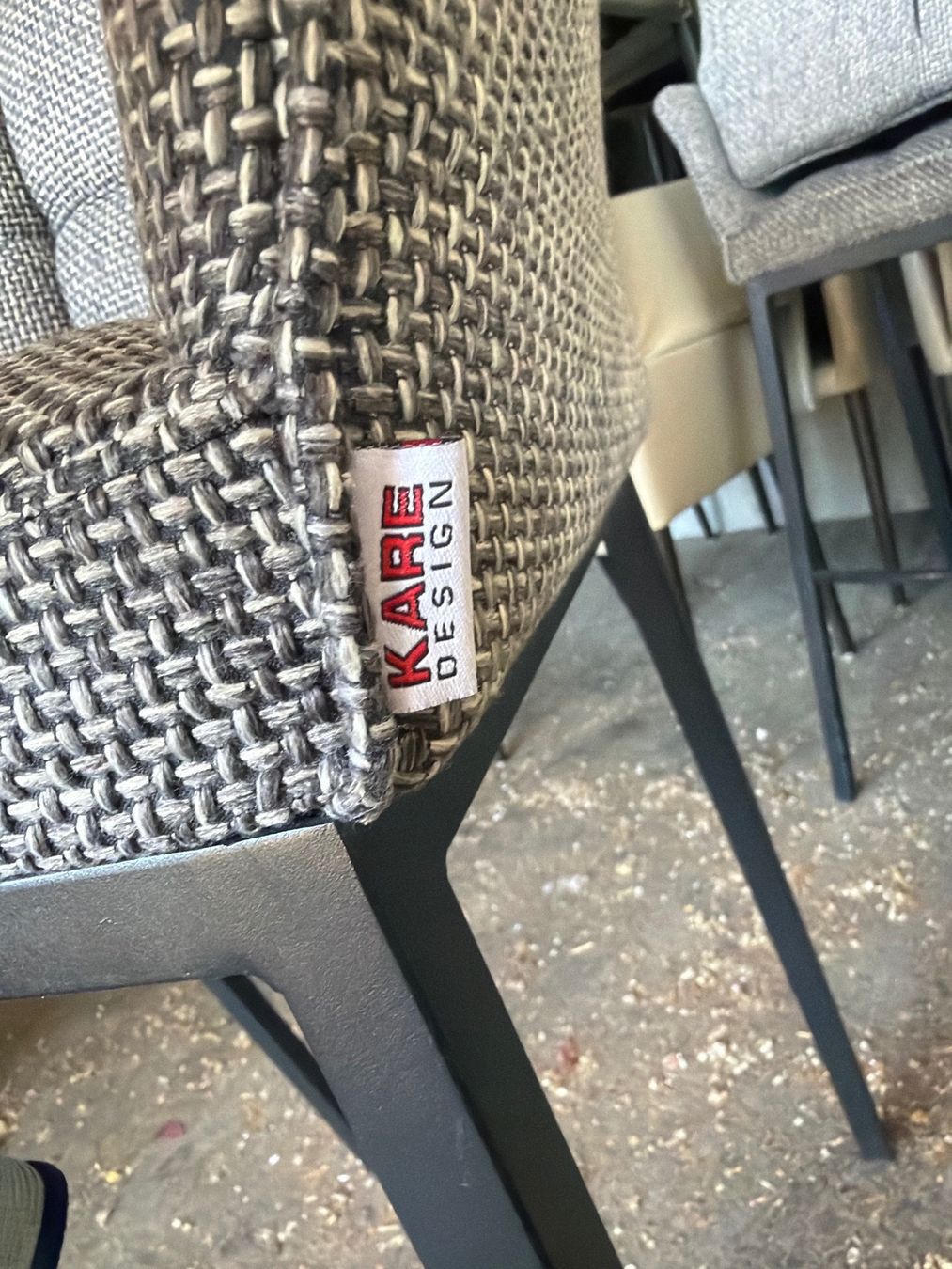 Kare Hocker: Barhocker KARE DESIGN Stoff grau 4 Stk. – Gebraucht aus Beinwil (Freiamt) von ale_s5fd 2