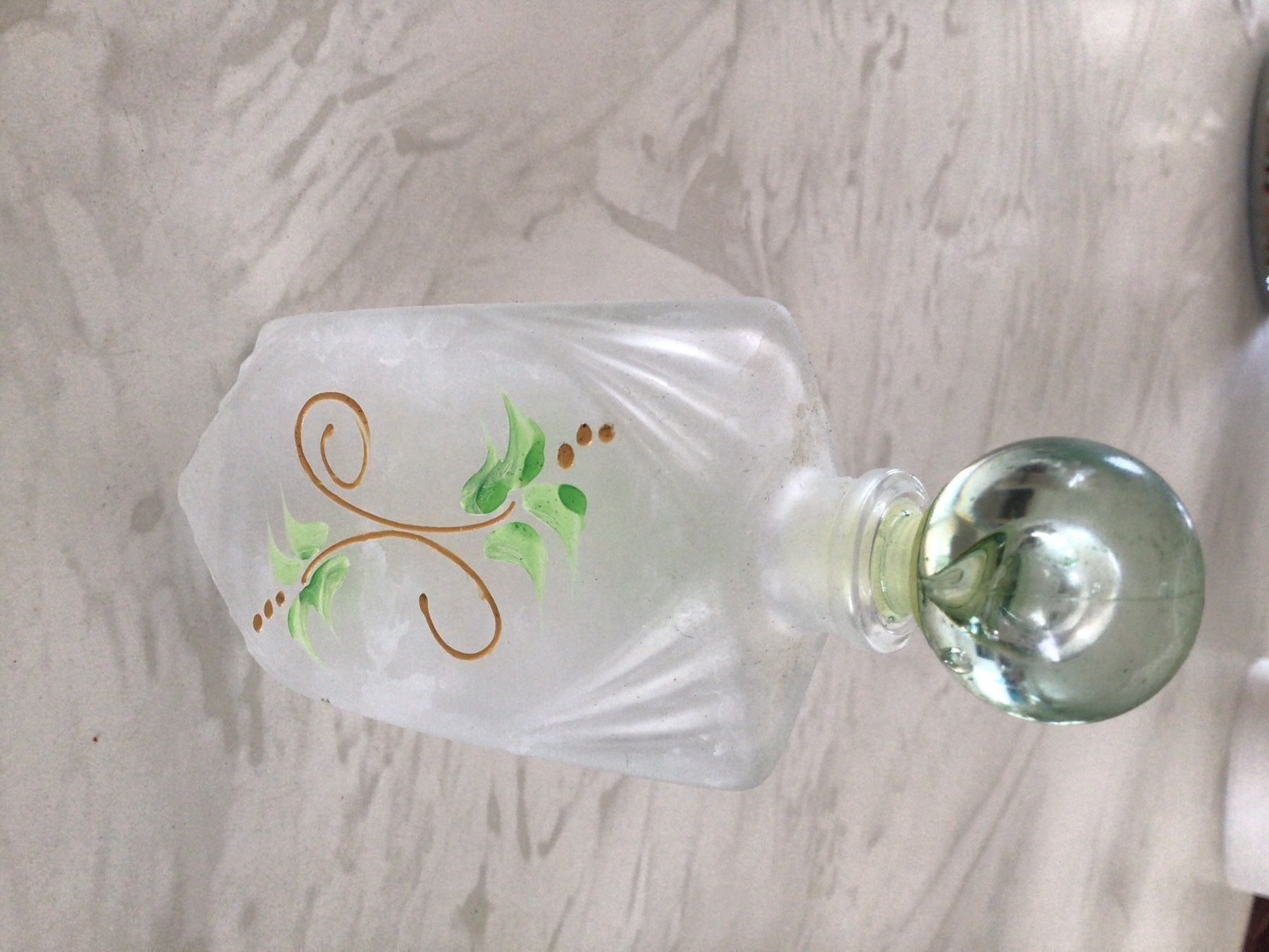 Flaconi: Parfumflacon Glas handbemalt – Usato da Rickenbach SZ venduto da Montagmorgen12 1