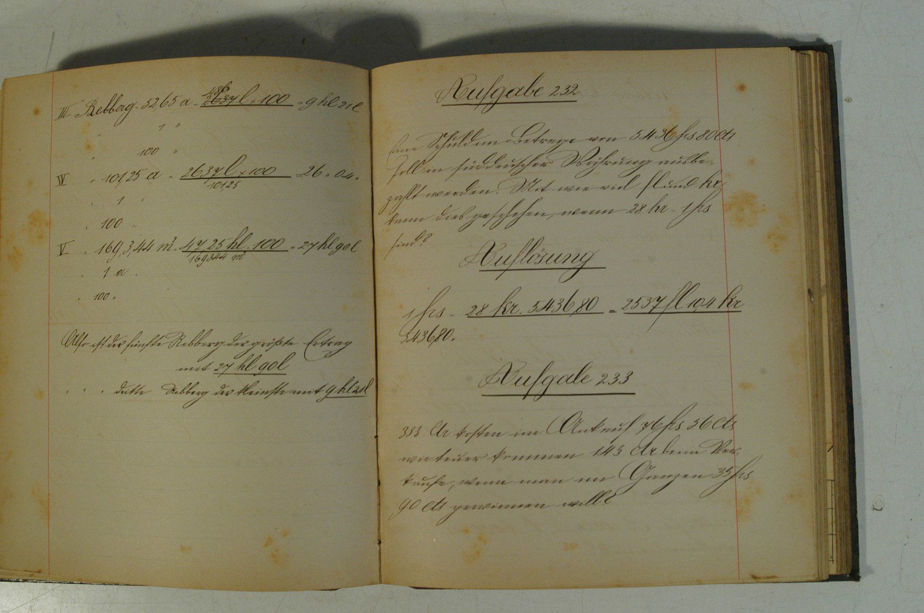 Libri: Antikes Rechenbuch/Geometrie/Schulbuch Handschrift – Usato da Herisau venduto da Wisen 5