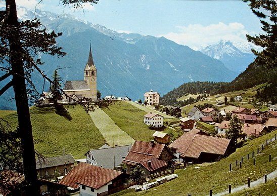 Cartoline postali: SCHMITTEN im Albulatal – Usato da Jona venduto da philajona