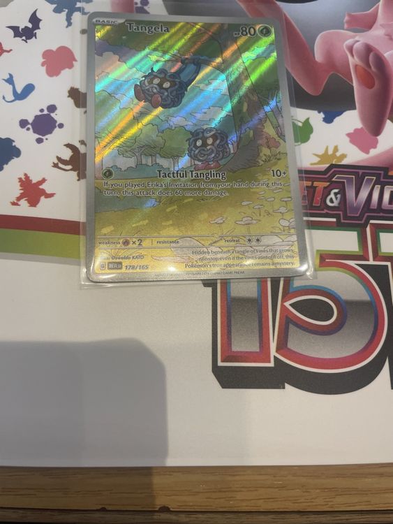 Tangela Full Art 178/165 AR - Pokemon 151 Japanese TCG Card - Near Mint Condition
