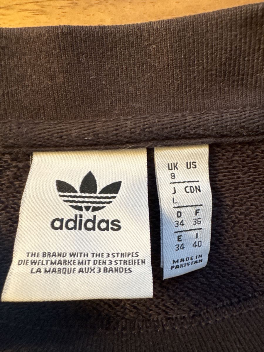 Adidas Maglioni & Felpe: Adidas Sweater Black with White Logo – Usato da Winterthur venduto da Emma0312 1