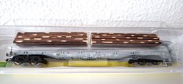 Minitrix Rungenwagen SBB mit Holzladung 15647