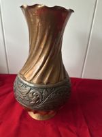 Kupfervase A. Pankentia Lugano Handarbeit. 26cm hoch