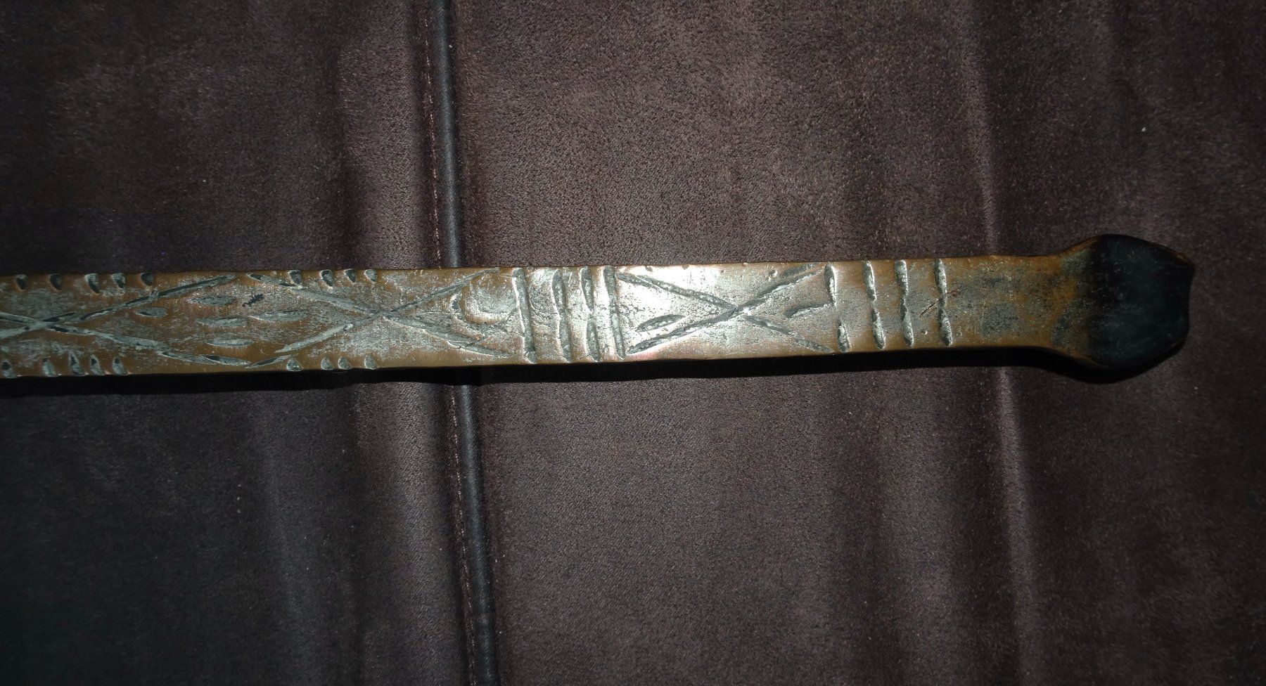 Cucchiai: Ancienne cuillère à écumer en cuivre, décorée – Usato da Châtelaine venduto da fil_7lqg 2