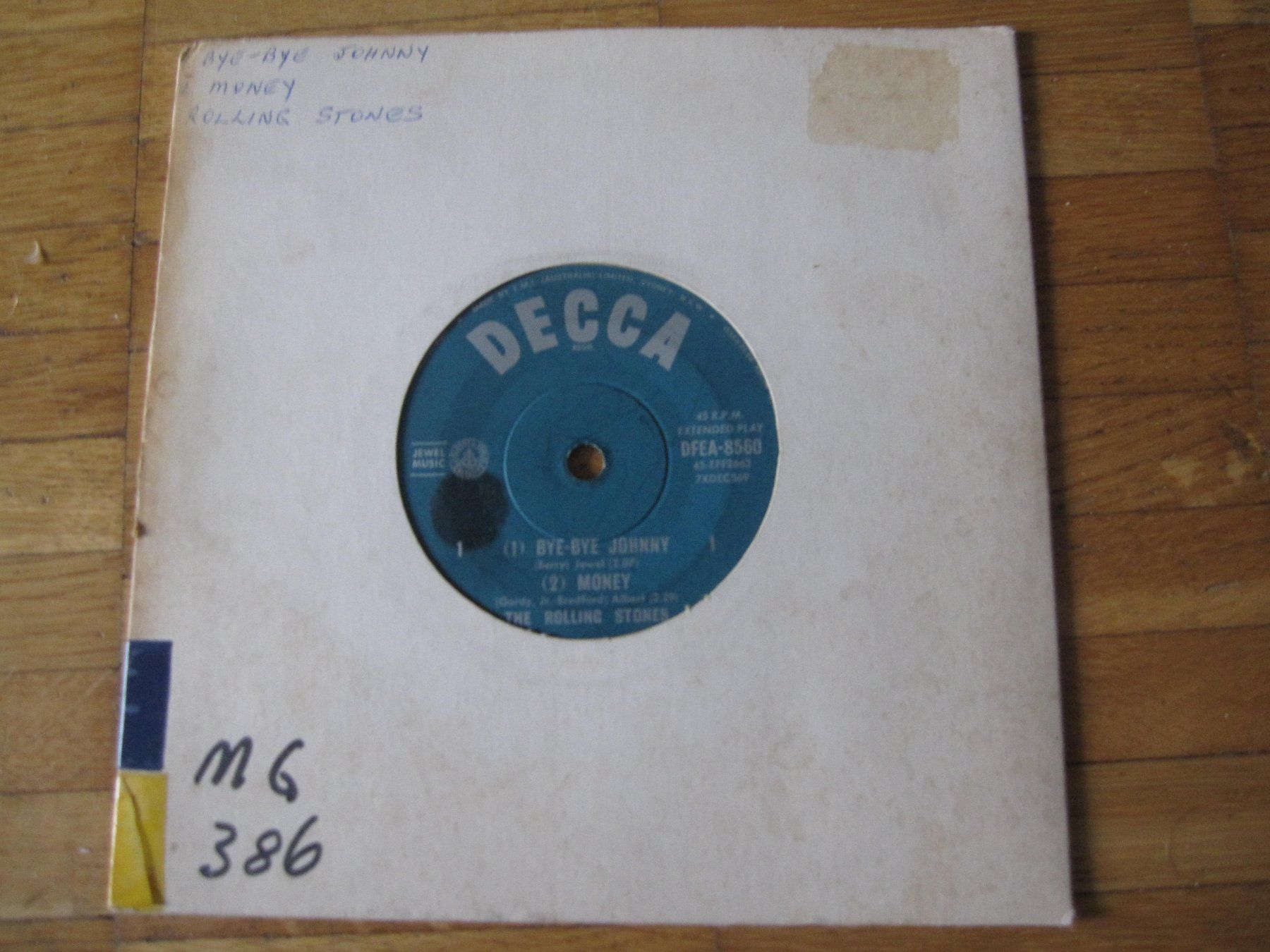 Dischi in vinile: The Rolling Stones, Bye-Bye Johnny - 7" EP AUS 1964 – Usato da Oberentfelden venduto da Musicud