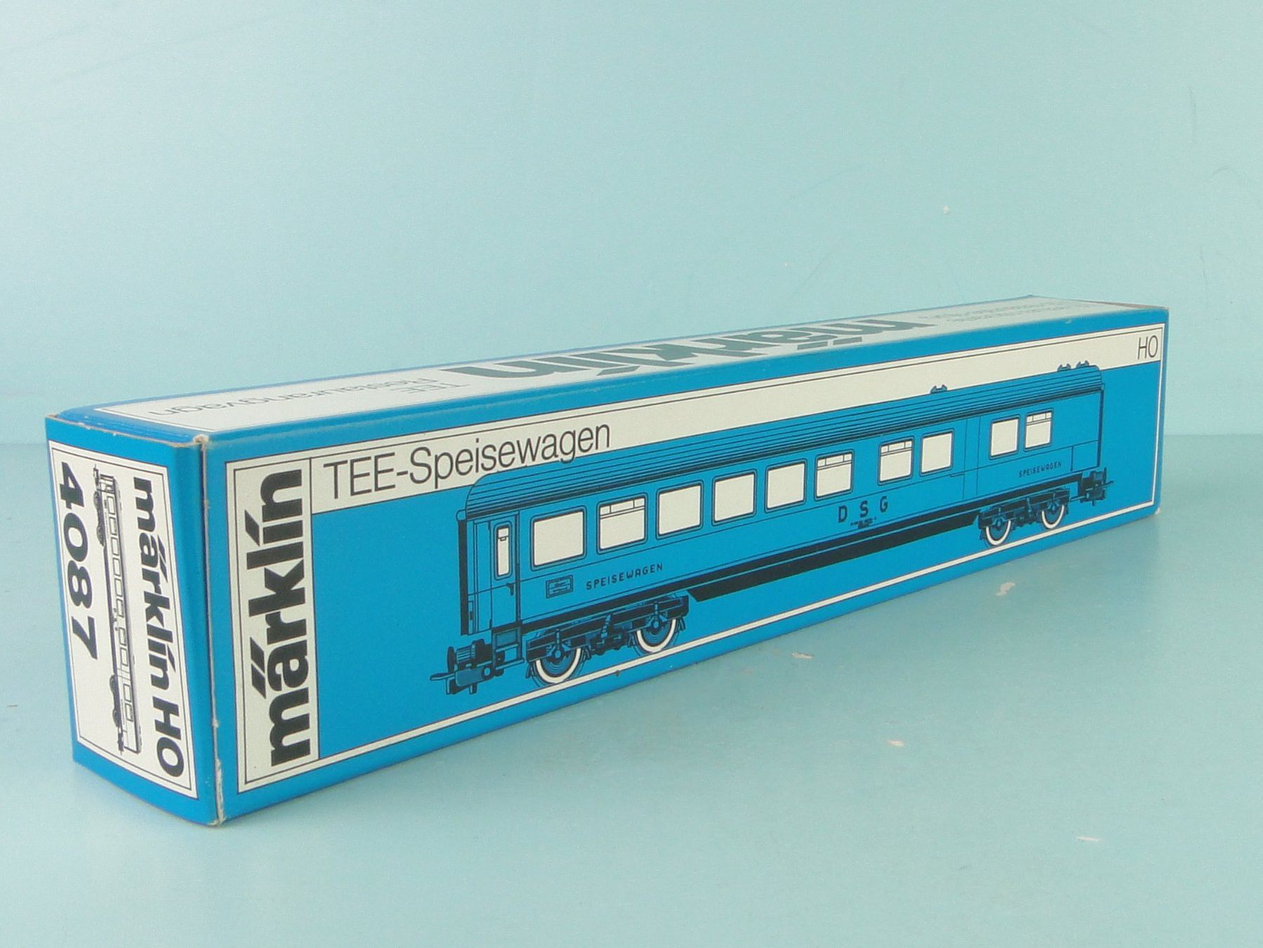 Märklin Modellini di ferrovie: Märklin 4087 DSG Speisewagen, Blech – Usato da Bülach venduto da cann11 6
