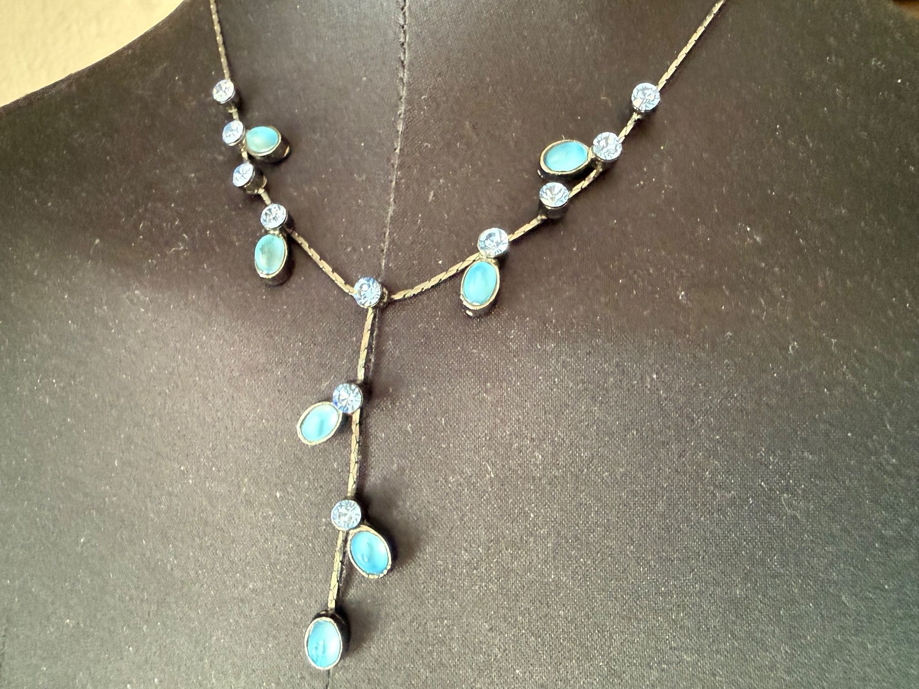 Catenine: Halskette mit blauen Steinen – Usato da Lamone venduto da LaCantinaMagica 3