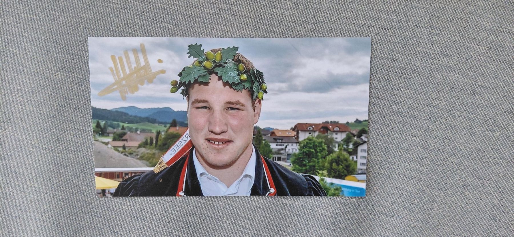 Autogramme: Autogramm Joel Wicki – Gebraucht aus Schmerikon von Olympia04