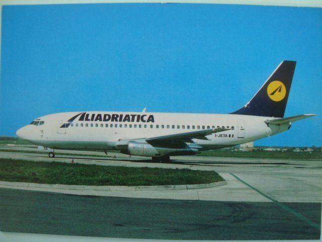 Ansichtskarten: Aliadriatica, Boeing 737-229, I-JETA – Neu und originalverpackt aus Thun von Abigboss