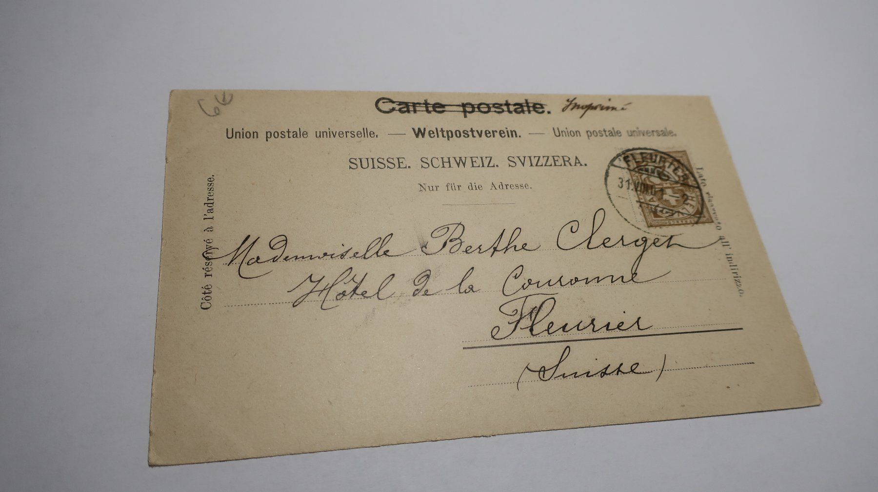 Cartes postales: Champ du Moulin  1901 – D'occasion à Cormoret par Pascalll2001 4