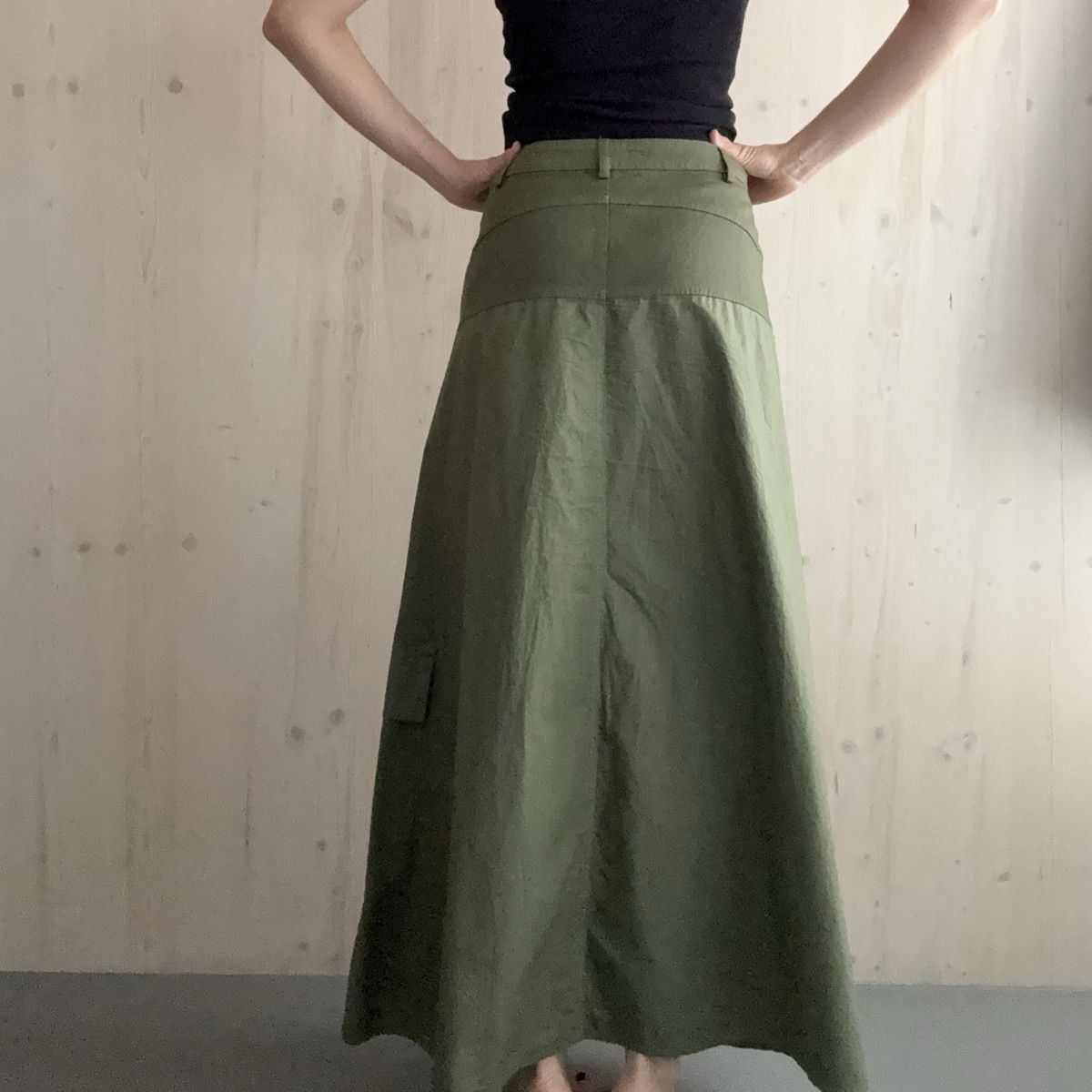 Röcke: Maxi Cargo Rock Khaki  – Neu (gemäss Beschreibung) aus Basel von Magali82 5