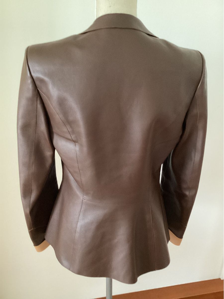 Salvatore Ferragamo Giacche: Salvatore Ferragamo, Lederblazer, Gr. 40 dt. – Usato da Salenstein venduto da Esprit57 3