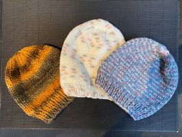 3er Pack Beanies (selfmade)