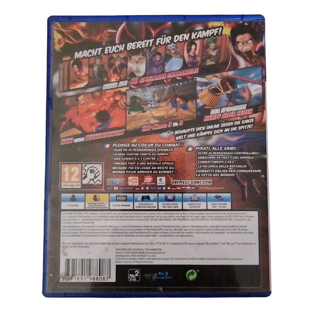 Giochi: One Piece Burning Blood PS4 Complete in Box CIB – Usato da Genève venduto da Cardtreasure 1