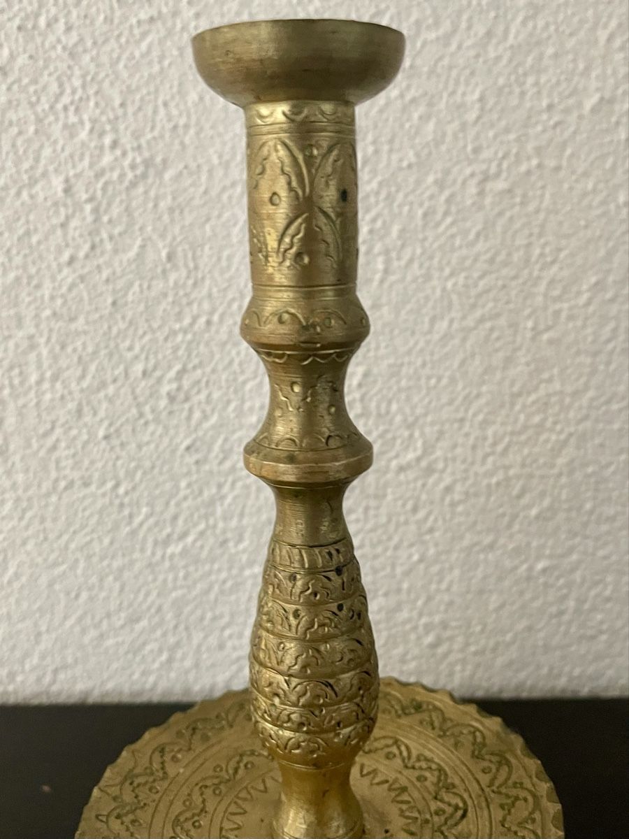 Portacandele: 2 alte Messing Kerzenhalter – Usato da Dübendorf venduto da Crioula 3