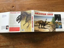 Jurassique Suisse avec grand poster dinosaures