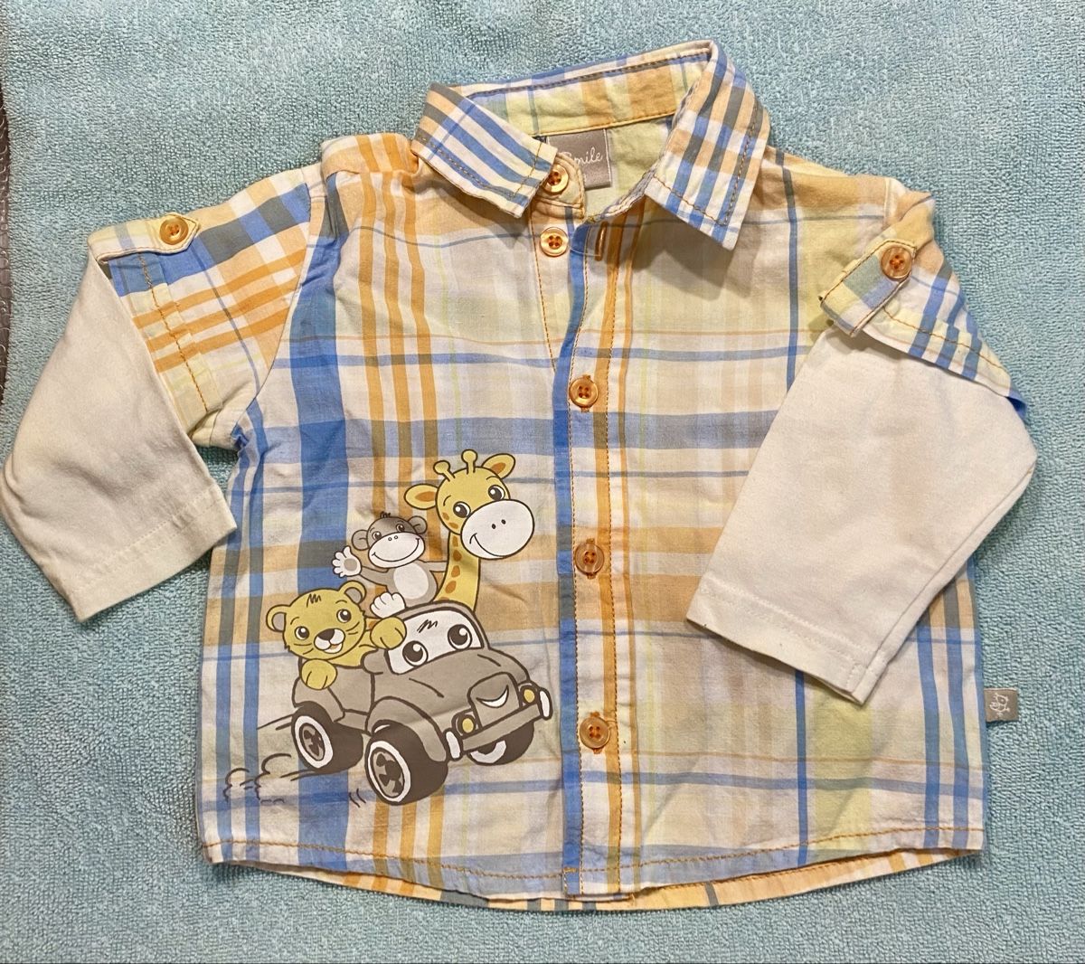 Camicie, Top & T-shirt: Sommer Kinderhemd Gr. 68, gepflegt – Usato da Mümliswil venduto da littledogshop