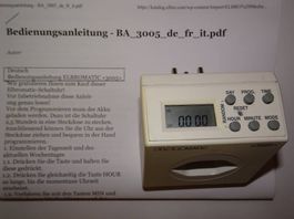 Elektronische Schaltuhr 3005