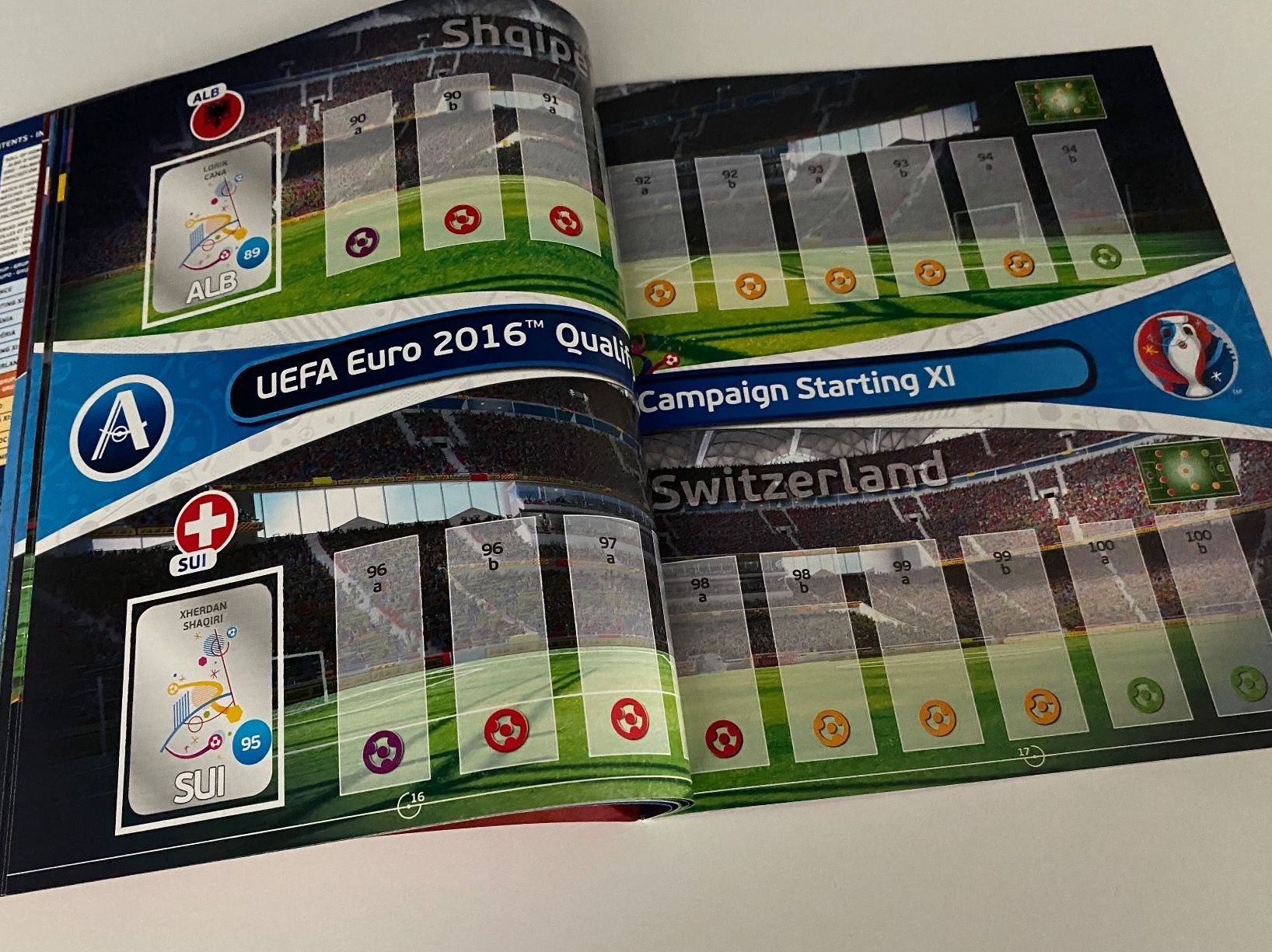 Panini Alben: Panini Leeralbum EM 2016 Version Deutschland – Gebraucht aus Hergiswil LU von FcMalkov 3