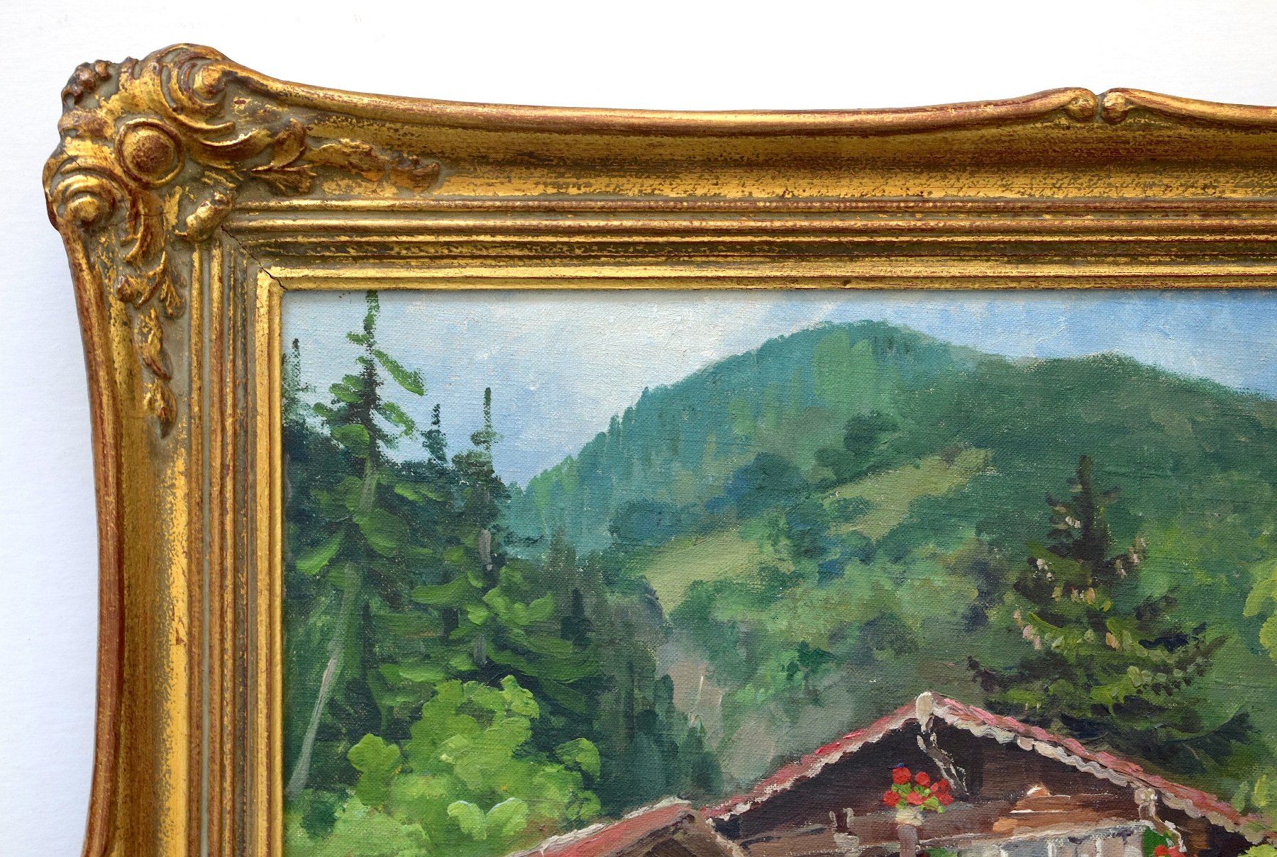 Tableaux: TOP Derendinger-Roux Olga Brienzer Chalet Brienz Bern – D'occasion à Zürich par Kunstvoll 4