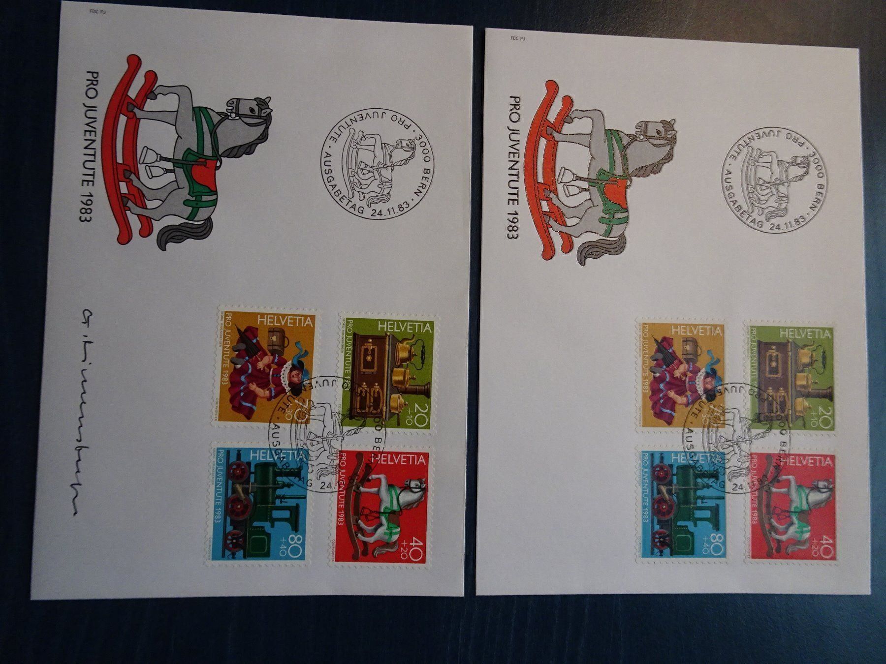 Tous les timbres: PJ 1983  "1mal Signiert" – Neuf (Voir description) à Aadorf par Chnorli-Furz