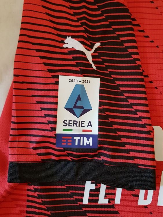 Maillot de Foot AC Milan Rafa Leão 10 Tenue Domicile 2024/25 Manche Longue
