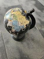 Globus Weltkugel mit dunkelbraunen, Deko