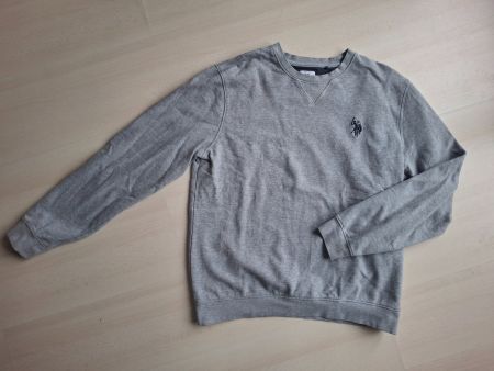 US Polo ASSN. Herren Pullover, Grau, Grösse XL, Top!