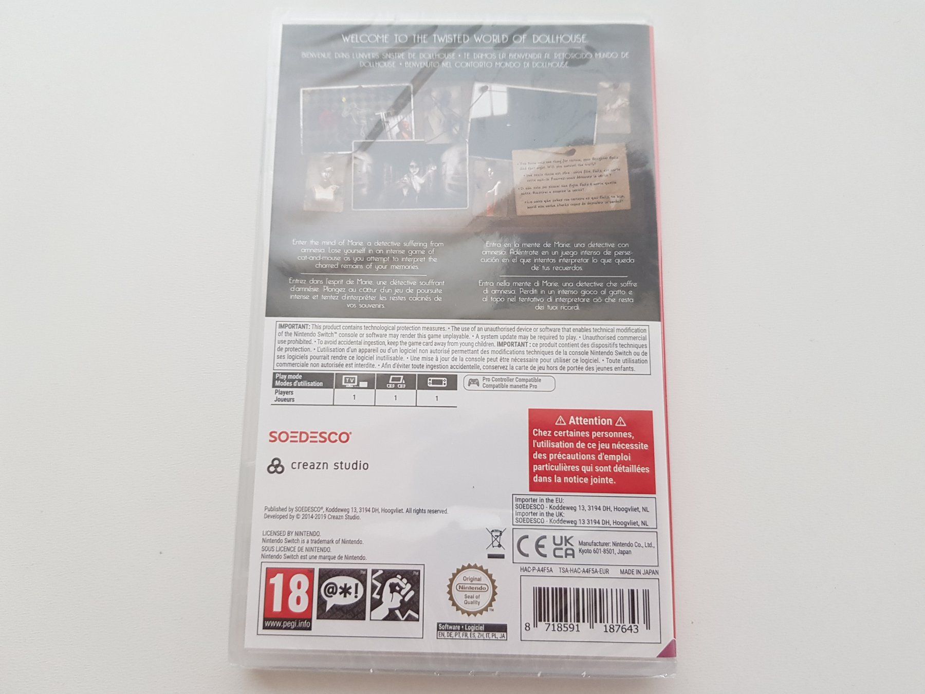 Spiele: Dollhouse Switch (neu) – Neu und originalverpackt aus Bassersdorf von retrolab 1