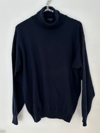 Herren Rollkragenpullover Liberty,Wolle ,Gr.S dunkelblau