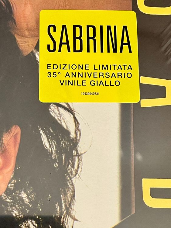 Sabrina Salerno Limited Edition LP Yellow Vinyl sealed Italo | Kaufen ...