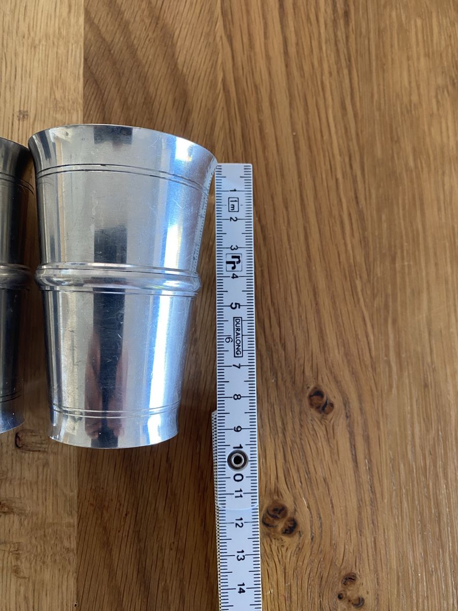 Tassen: 5 Zinnbecher – Gebraucht aus Diessbach b. Büren von cowansville 2