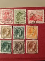 Luxemburg Briefmarken, 9 Stück, gestempelt,