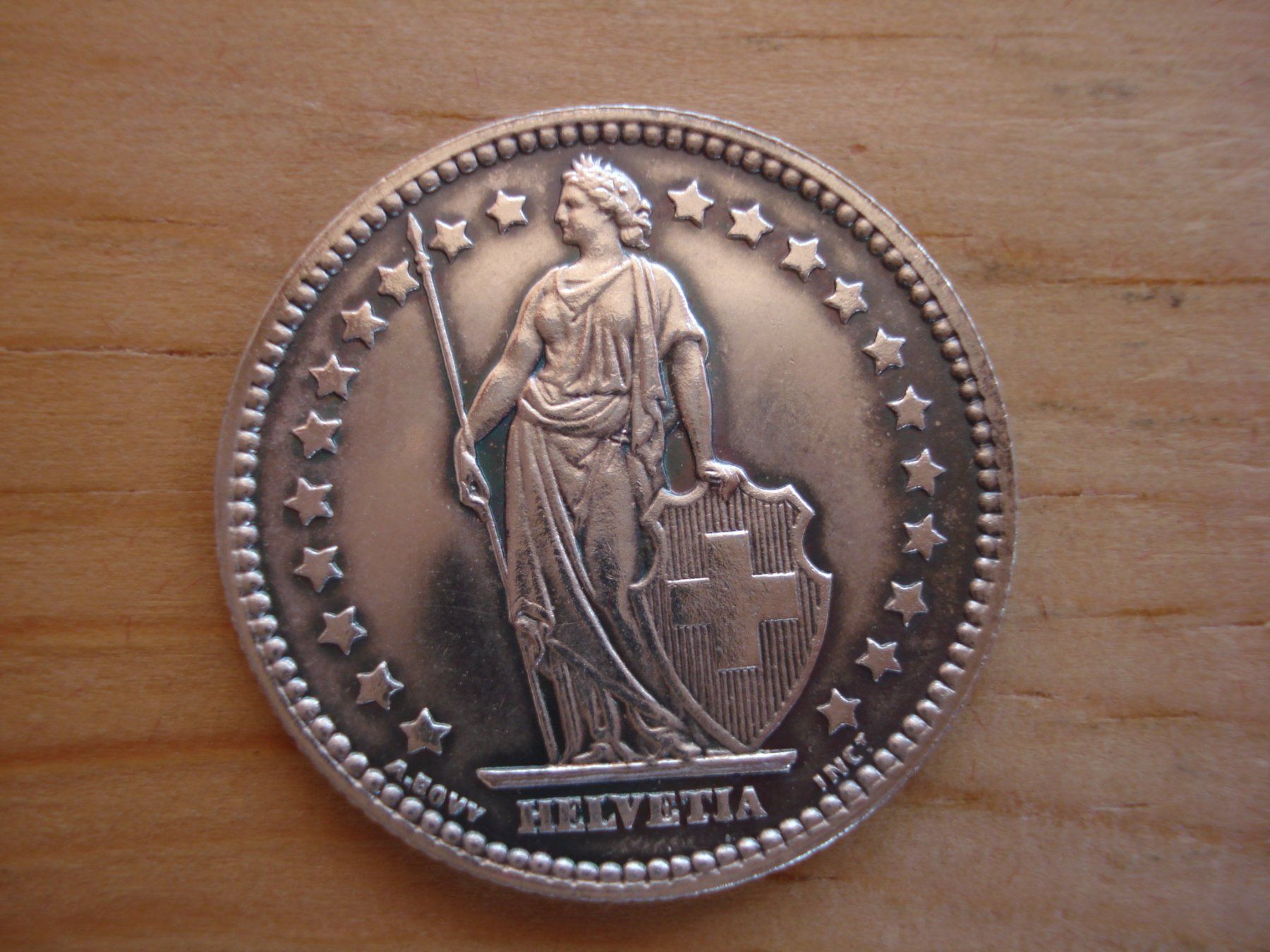 Alle Münzen: (C1) 1 Franken 1928 STGL- – Gebraucht aus Erlach von Net-Coins 1