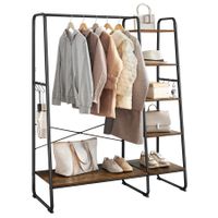 Kleiderständer Schuhregal 6 Haken 220 kg