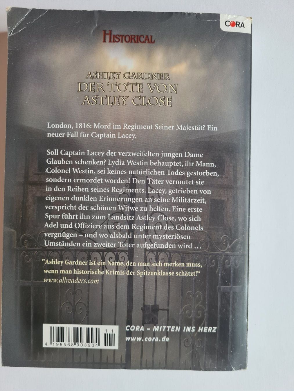Bücher: Ashley Gardner "Der Tote von Astley Close" – Gebraucht aus Nyon von gss_7jsq 1