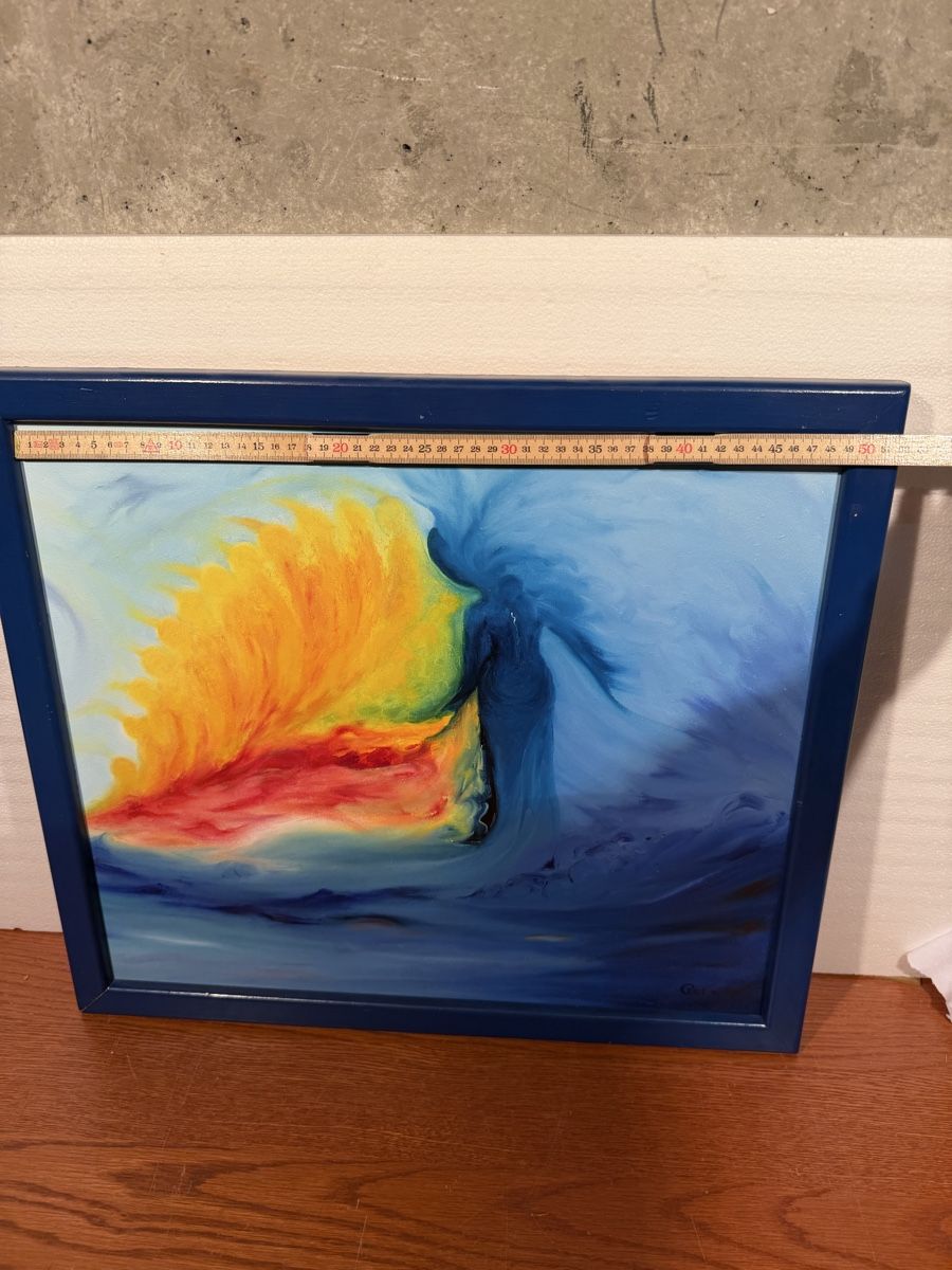 Dipinti: Abstract Expressionism - Stunning Framed Artwork, Unique! – Usato da Lausanne venduto da artnouveau05 4