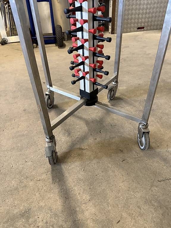 Piatti: 7x Plate Mate Tellerstapler / Tellerwagen Edelstahl  – Usato da Burgdorf venduto da dkwhummel 2
