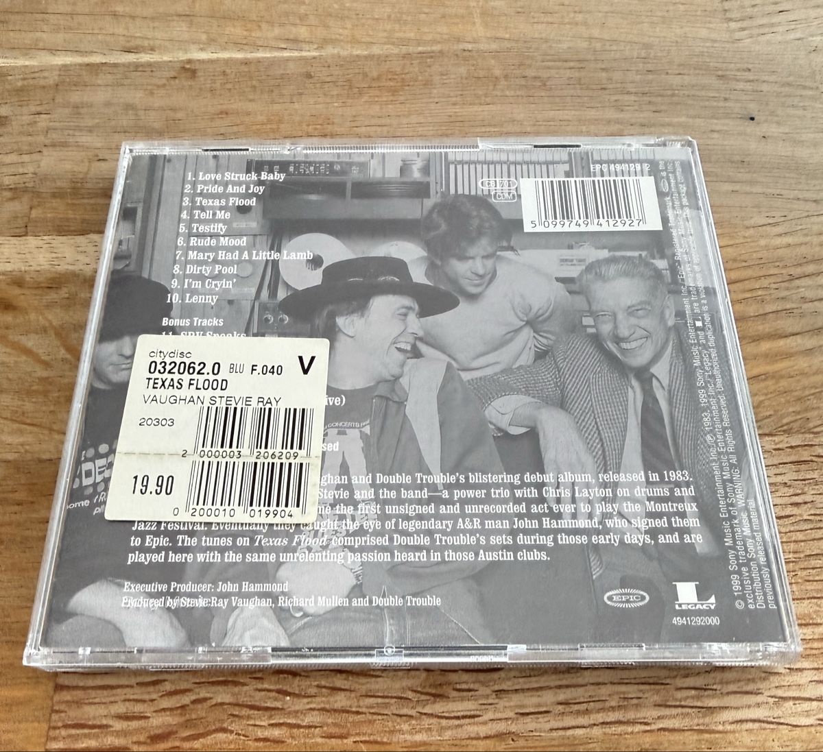 CD: Stevie Ray Vaughan Texas Flood CD Special Edition – Usato da Goldach venduto da Donpancho 1
