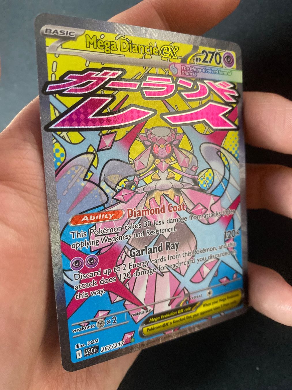 Pokémon Carte collezionabili: Mega Diancie ex 267 - Ascended Heroes - EN – Nuovo (secondo la descrizione) da Hausen AG venduto da Shrade 1