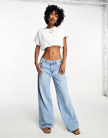 BERSHKA cropped Babble-T-Shirt Gr. XS
