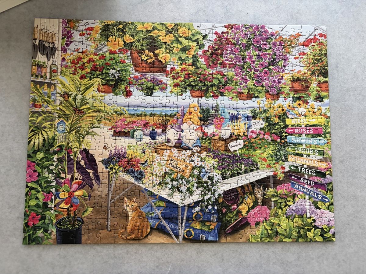 Ravensburger Puzzle: Puzzle Glorious Garden 500 Teile – Usato da Laupersdorf venduto da eliza23