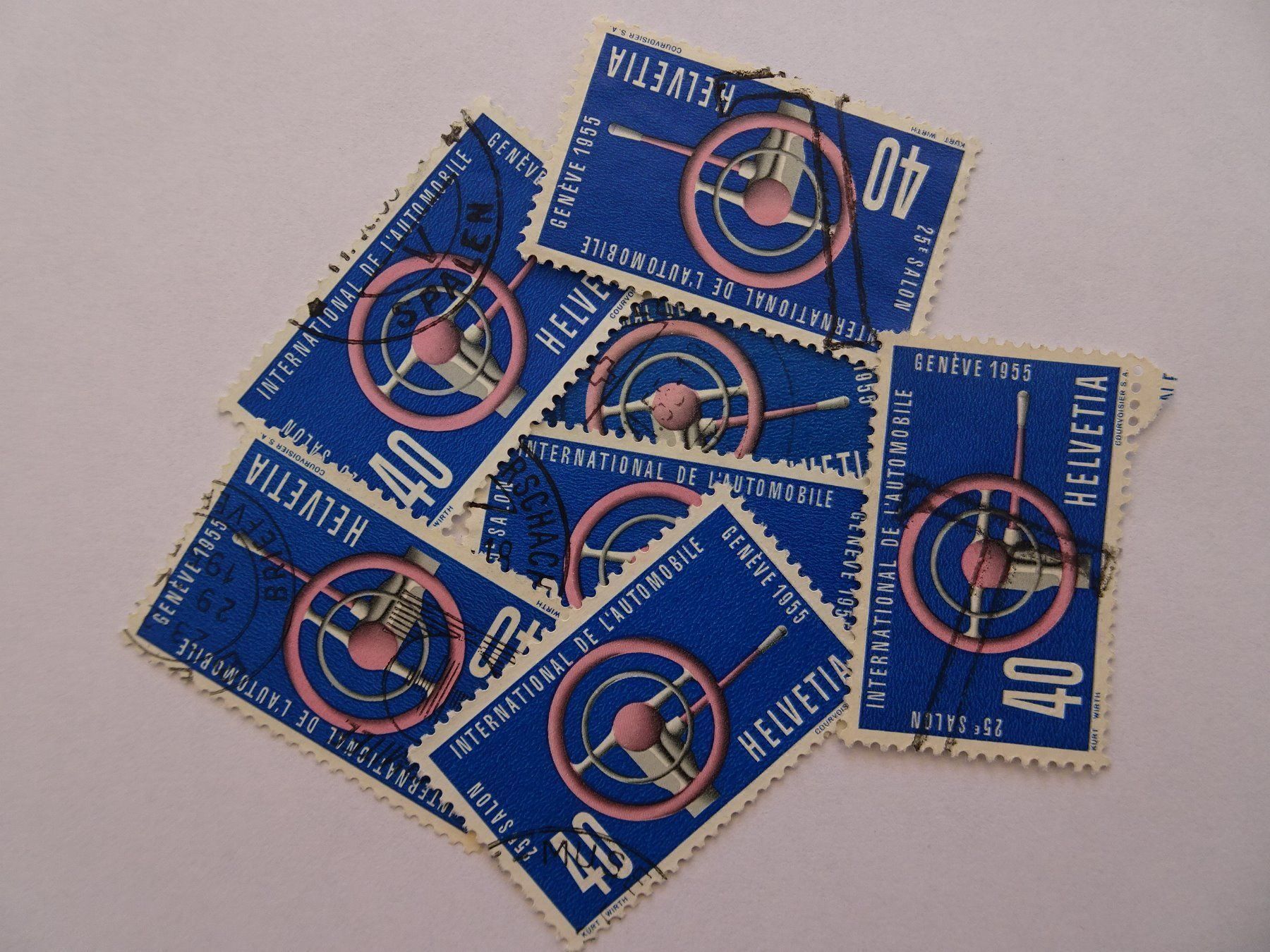 Tous les timbres: 1955 – D'occasion à Aadorf par Chnorli-Furz 1