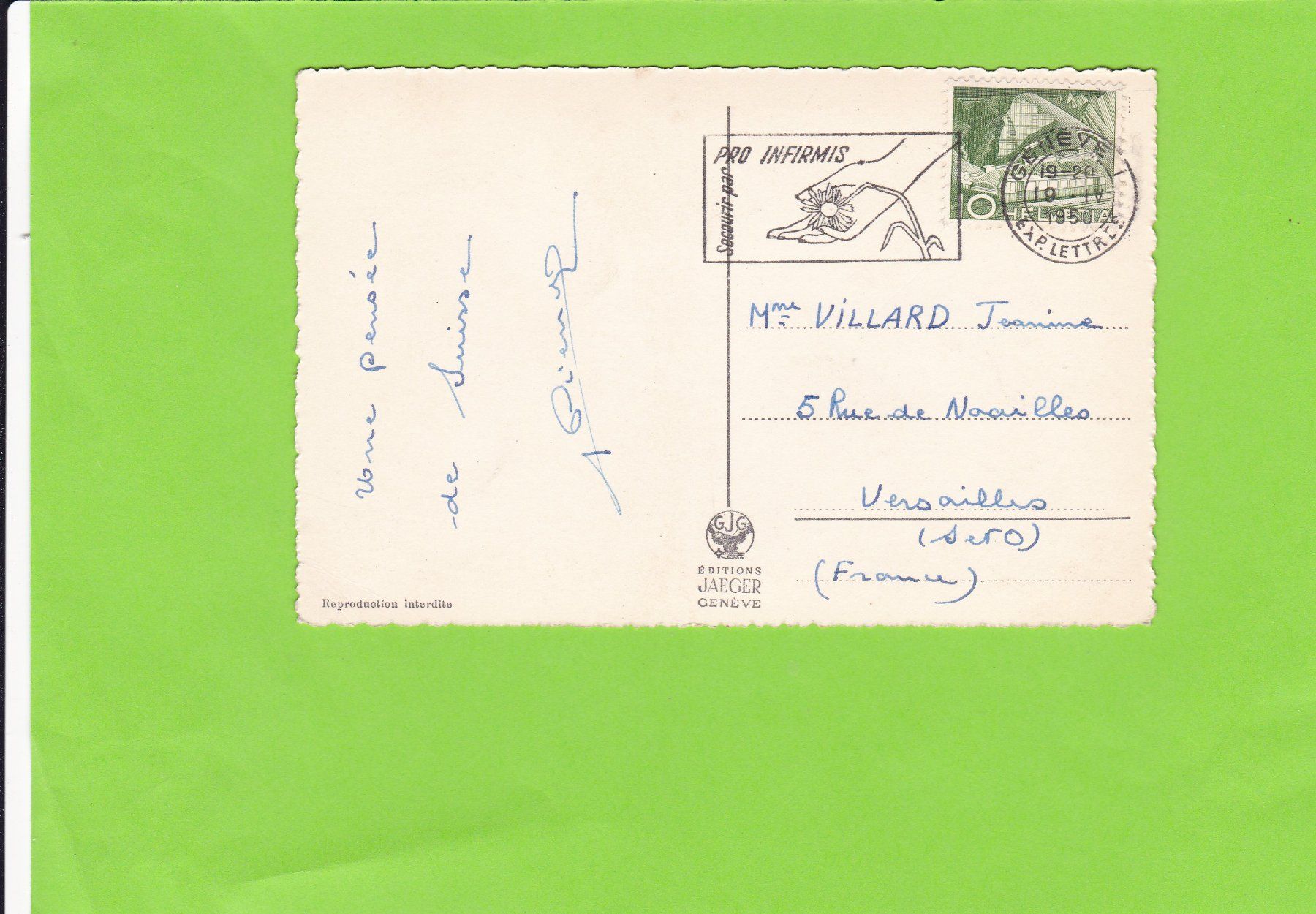 Cartoline postali: Genève-Monument – Usato da St. Peterzell venduto da neckertal 1