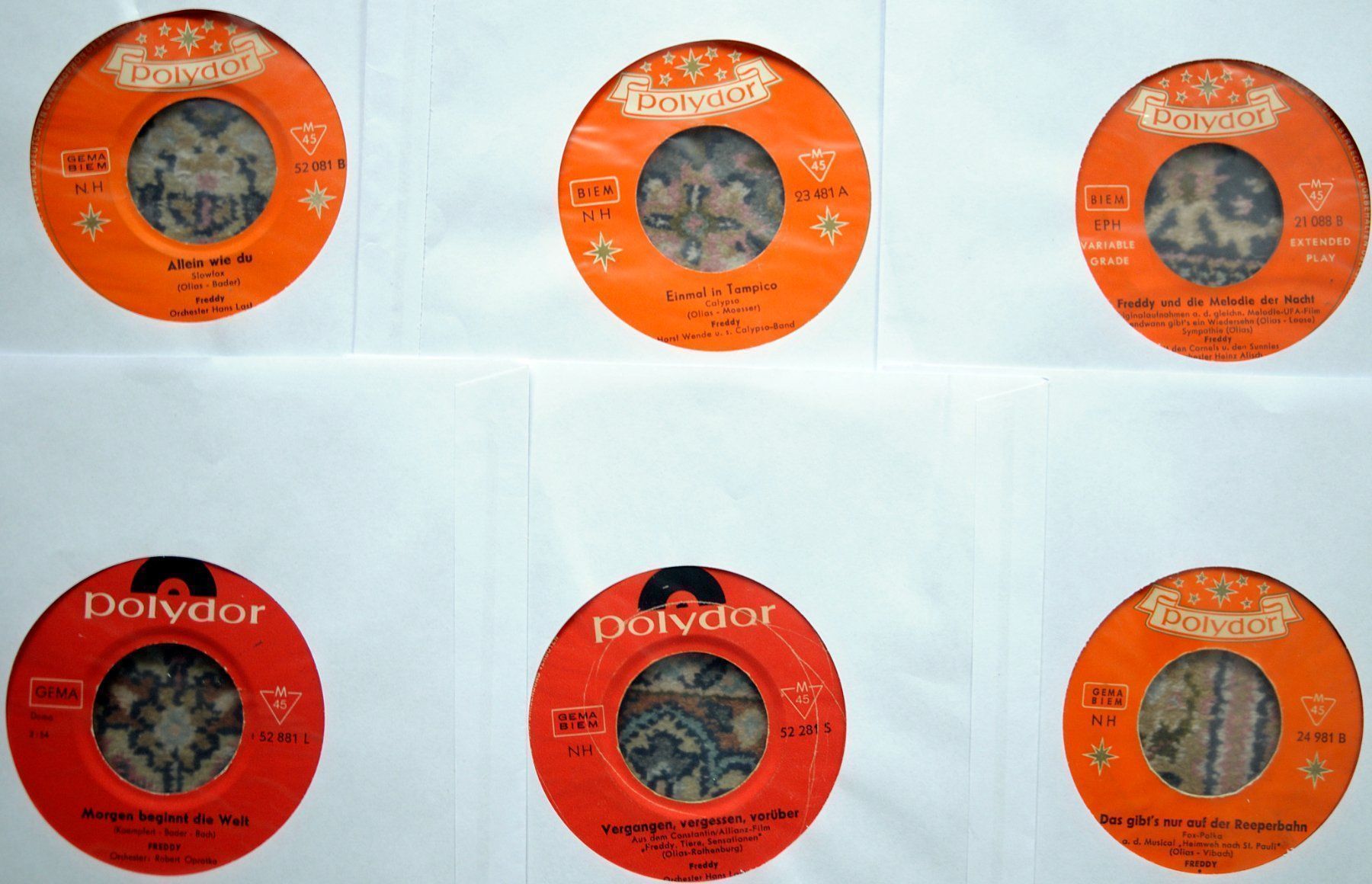 Dischi in vinile: FREDDY QUINN POLYDOR 28 SINGLES SAMMLUNG – Usato da Unterseen venduto da vinylmore 5