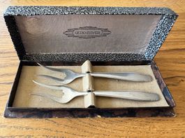 Versilbertes Hors D’oeuvre Gabelset