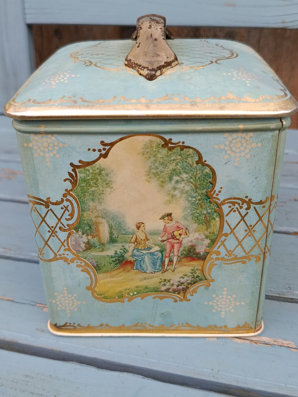 Tutte le decorazioni: Nostalgische Dose mit romantischen Szenen – Usato da Wattwil venduto da sunicheyenne 3