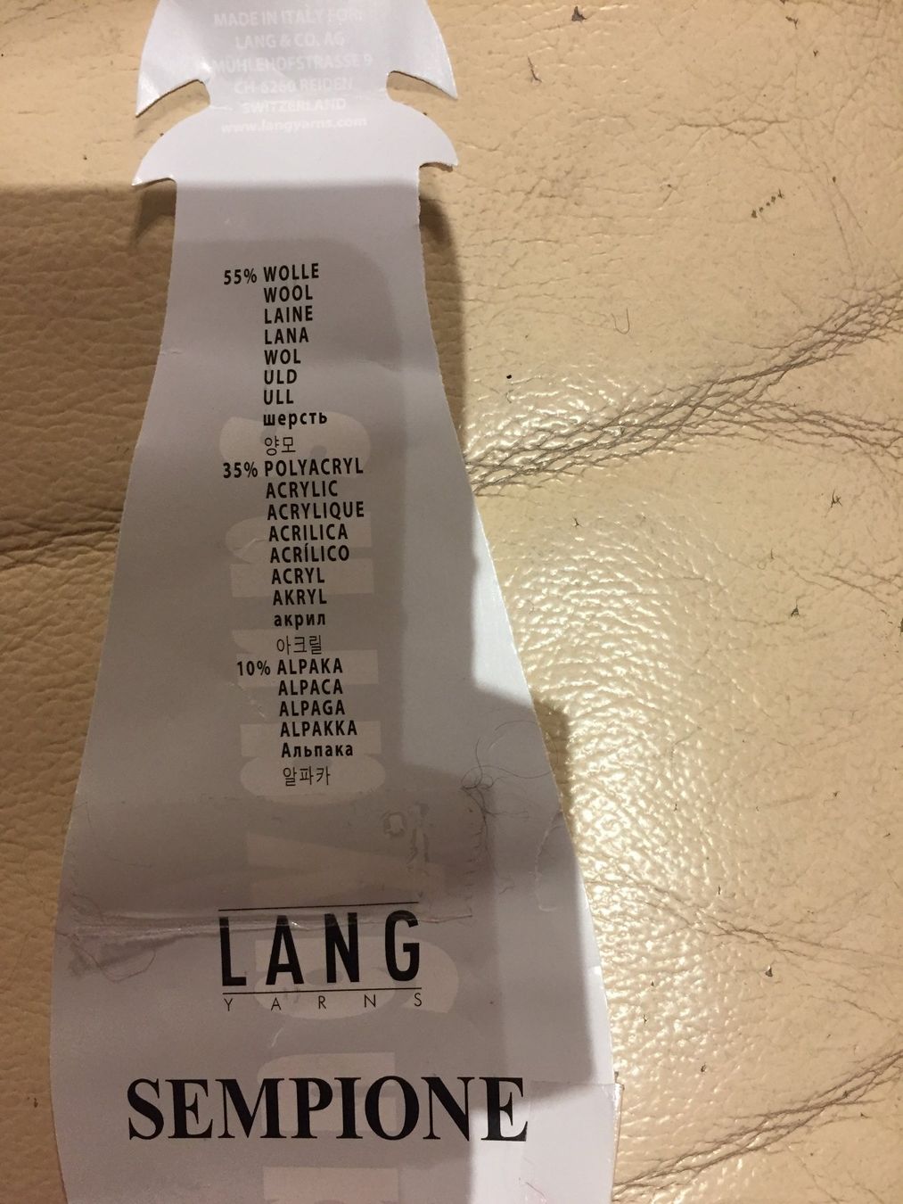 Lana: Wolle Sempione – Nuovo e nell'imballaggio originale da Balsthal venduto da dasesaro 3