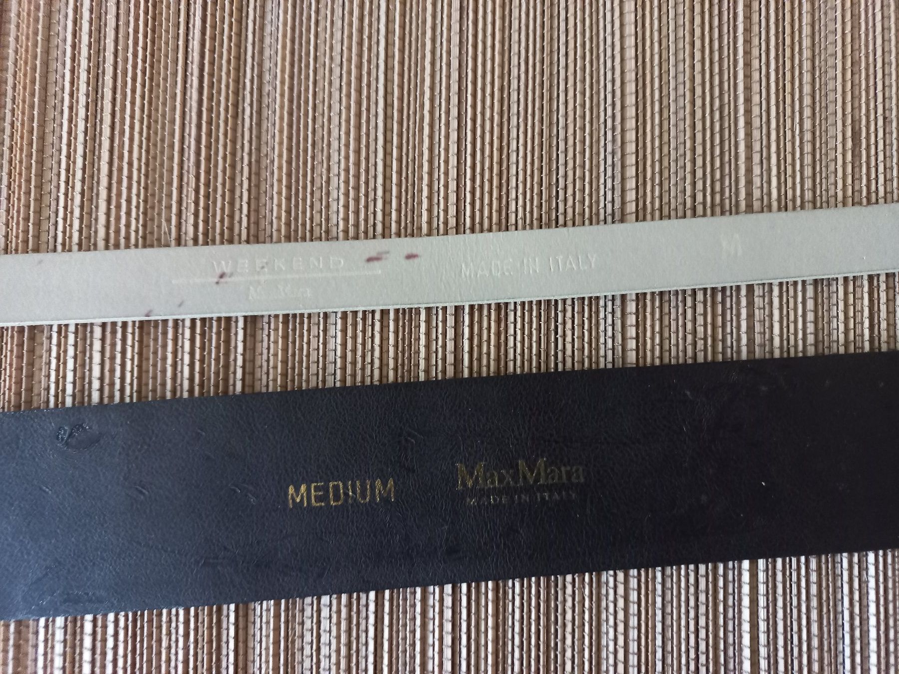 Gürtel: 2 MaxMara Gürtel  Leder Schlangen+Krokooptik einzeln möglich – Gebraucht aus Kaufdorf von EdelmannPaPrintGmbH 3